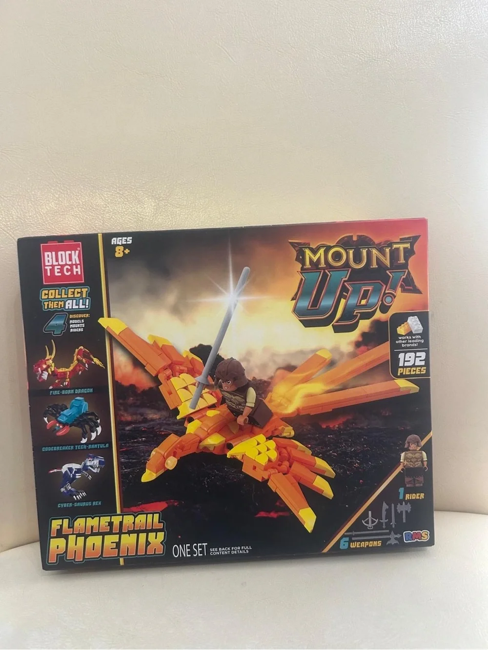 Mount Up! Flametrail Phoenix Building Set - - Orange